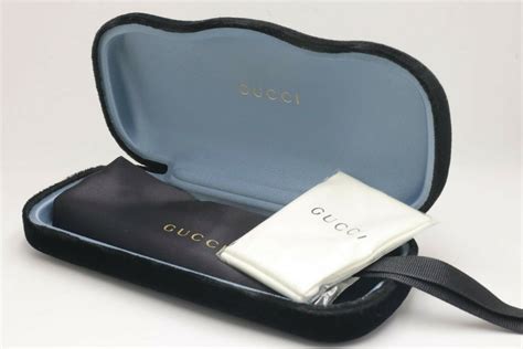 gucci glass cases|Gucci velvet sunglass case.